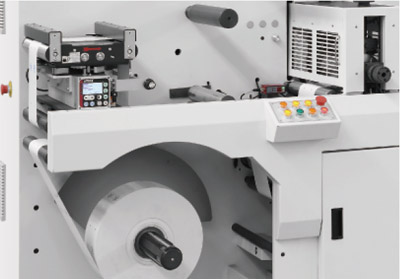 magnetic cylinder and rotary die engaging on a label converting machine